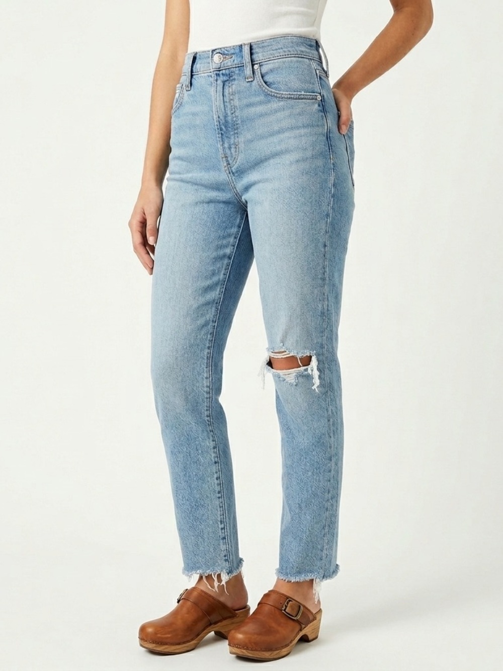 Madewell Rosabelle Perfect Vintage Crop Jean 26 High Rise